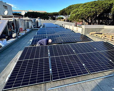 maintenance of the company's photovoltaic solar system