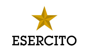 Logo ufficiale dell'Esercito Italiano, caratterizzato dalla stella a cinque punte.