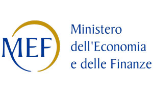 Logo ufficiale del MEF, Ministero dell'Economia e delle Finanze.
